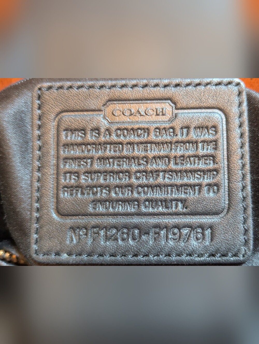 Coach Black Leather Hobo Shoulder Bag - Picture 4 of 8